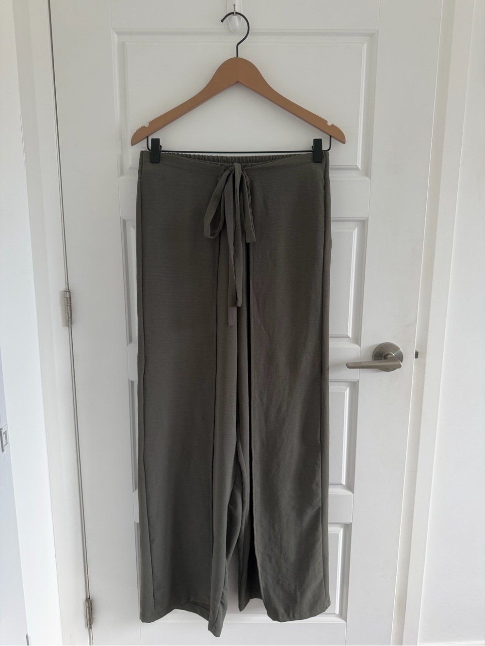 Zara Olive Wide Leg Pants